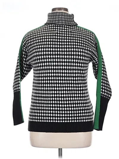 Pre-owned Unbranded Turtleneck Sweater In Green