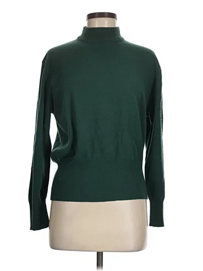 Pre-owned Unbranded Turtleneck Sweater In Green