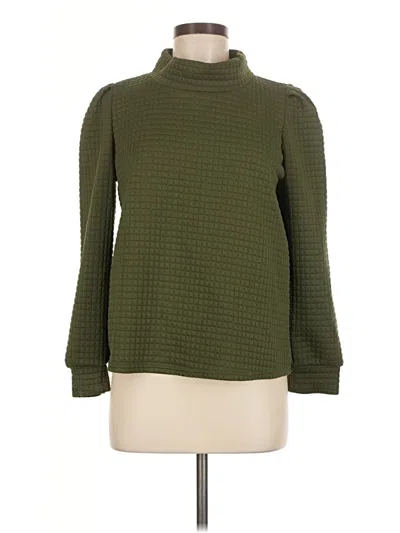Pre-owned Unbranded Turtleneck Sweater In Green