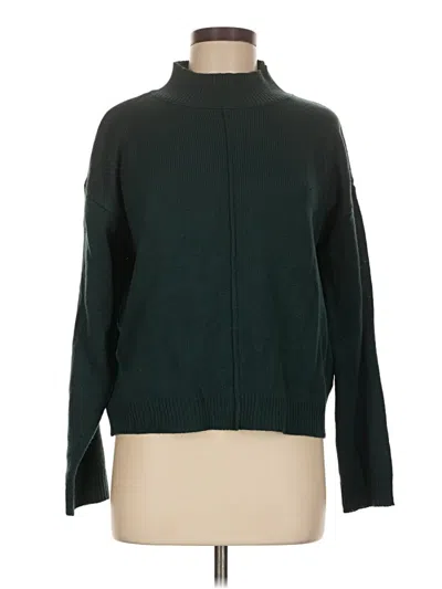 Pre-owned Unbranded Turtleneck Sweater In Green