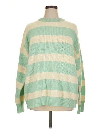 Pre-owned Unbranded Turtleneck Sweater In Green