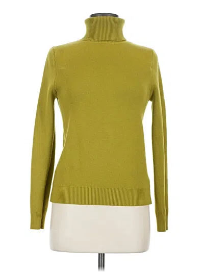 Pre-owned Unbranded Turtleneck Sweater In Green