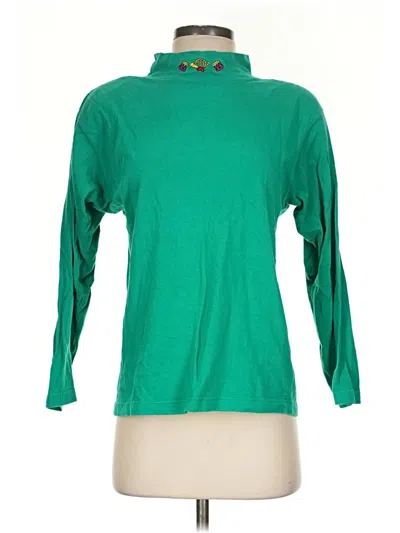 Pre-owned Unbranded Turtleneck Sweater In Green