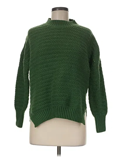 Pre-owned Unbranded Turtleneck Sweater In Green