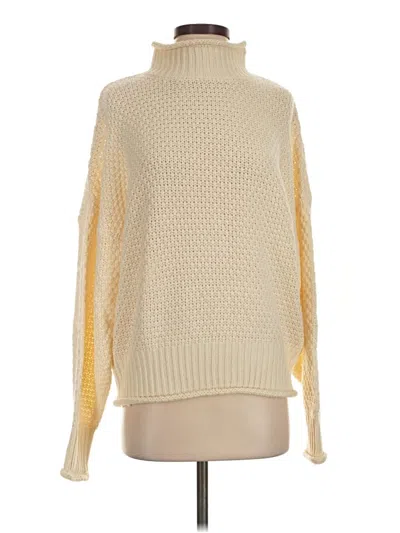 Pre-owned Unbranded Turtleneck Sweater In Ivory