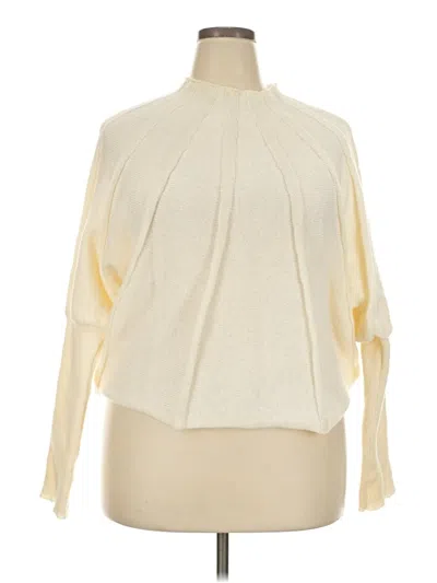 Pre-owned Unbranded Turtleneck Sweater In Ivory
