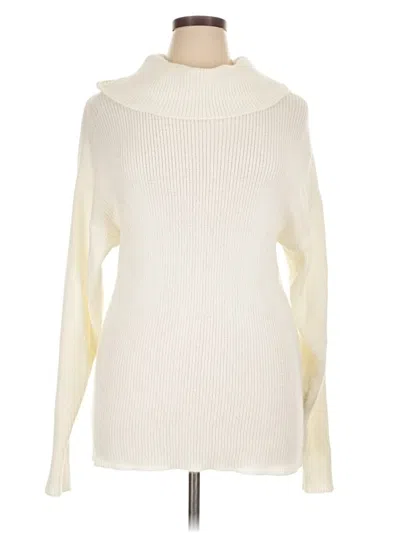 Pre-owned Unbranded Turtleneck Sweater In Ivory