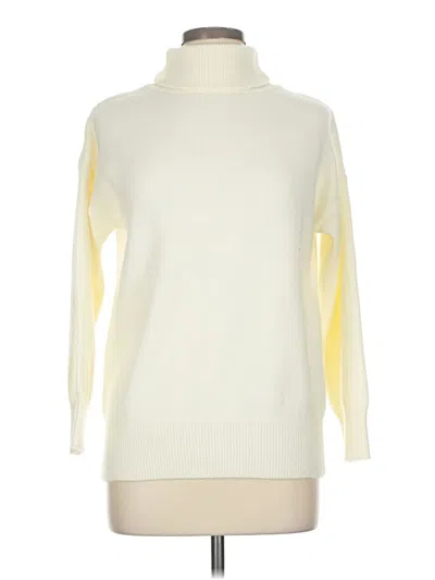 Pre-owned Unbranded Turtleneck Sweater In Ivory