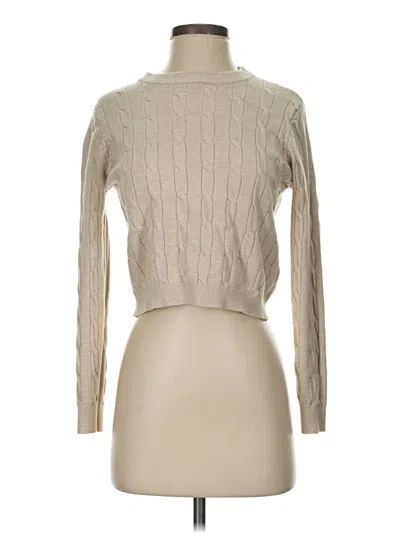 Pre-owned Unbranded Turtleneck Sweater In Ivory