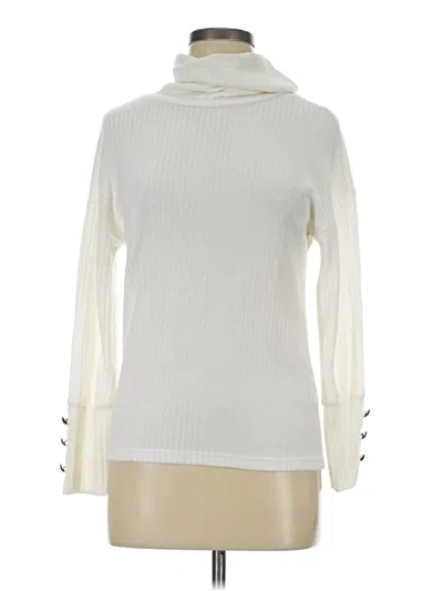 Pre-owned Unbranded Turtleneck Sweater In Ivory