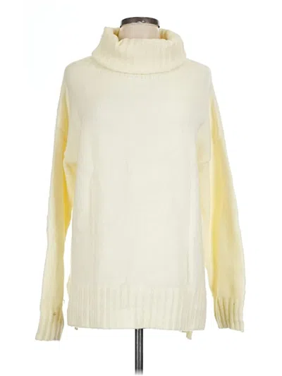 Pre-owned Unbranded Turtleneck Sweater In Ivory