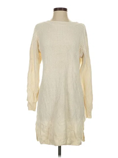 Pre-owned Unbranded Turtleneck Sweater In Ivory