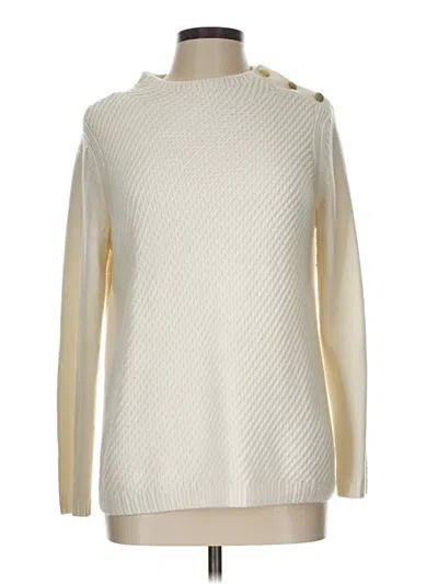 Pre-owned Unbranded Turtleneck Sweater In Ivory