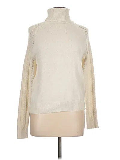 Pre-owned Unbranded Turtleneck Sweater In Ivory