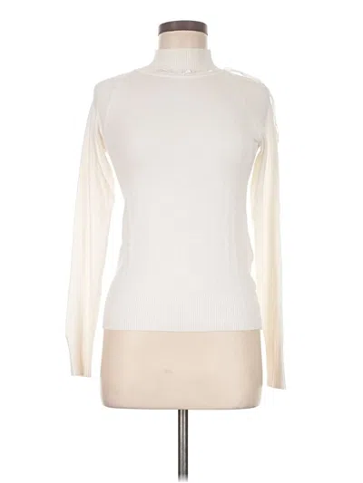 Pre-owned Unbranded Turtleneck Sweater In Ivory