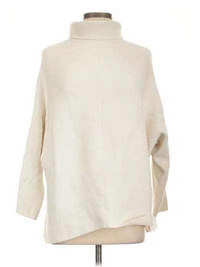 Pre-owned Unbranded Turtleneck Sweater In Ivory
