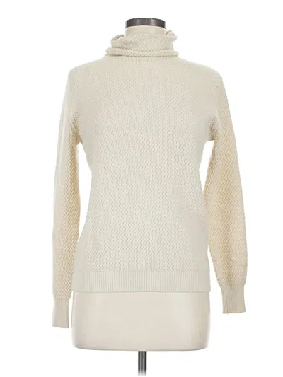 Pre-owned Unbranded Turtleneck Sweater In Ivory