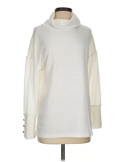 Pre-owned Unbranded Turtleneck Sweater In Ivory
