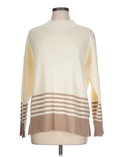 Pre-owned Unbranded Turtleneck Sweater In Ivory