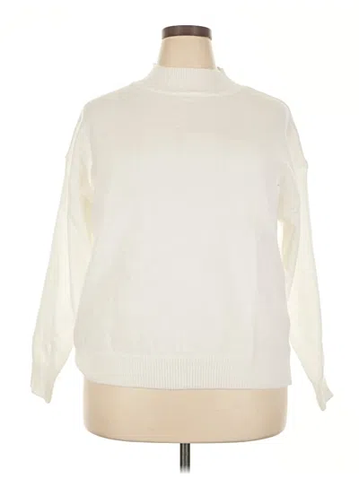 Pre-owned Unbranded Turtleneck Sweater In Ivory