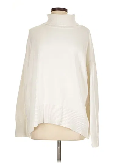 Pre-owned Unbranded Turtleneck Sweater In Ivory