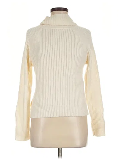 Pre-owned Unbranded Turtleneck Sweater In Ivory