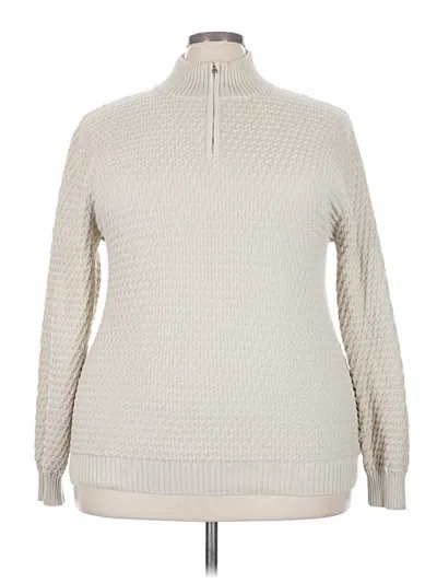 Pre-owned Unbranded Turtleneck Sweater In Ivory