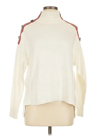 Pre-owned Unbranded Turtleneck Sweater In Ivory