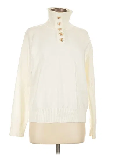 Pre-owned Unbranded Turtleneck Sweater In Ivory
