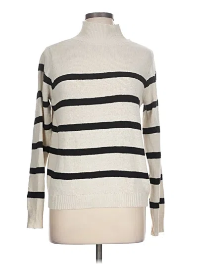 Pre-owned Unbranded Turtleneck Sweater In Ivory