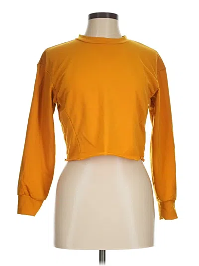 Pre-owned Unbranded Turtleneck Sweater In Orange