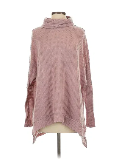 Pre-owned Unbranded Turtleneck Sweater In Pink