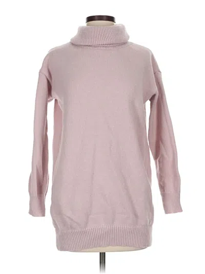 Pre-owned Unbranded Turtleneck Sweater In Pink