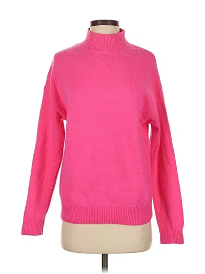 Pre-owned Unbranded Turtleneck Sweater In Pink