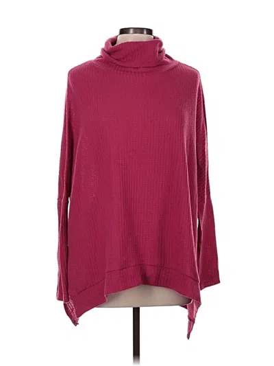 Pre-owned Unbranded Turtleneck Sweater In Pink