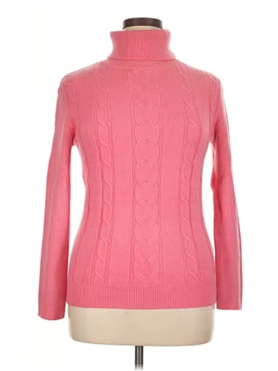 Pre-owned Unbranded Turtleneck Sweater In Pink