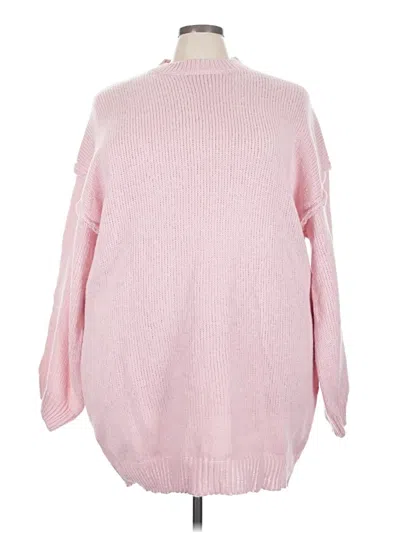 Pre-owned Unbranded Turtleneck Sweater In Pink