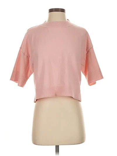 Pre-owned Unbranded Turtleneck Sweater In Pink