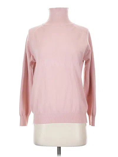 Pre-owned Unbranded Turtleneck Sweater In Pink