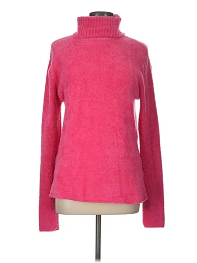 Pre-owned Unbranded Turtleneck Sweater In Pink