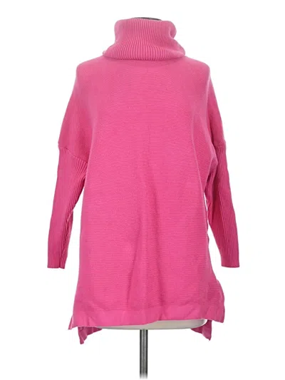 Pre-owned Unbranded Turtleneck Sweater In Pink