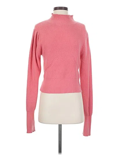 Pre-owned Unbranded Turtleneck Sweater In Pink