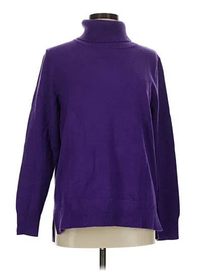 Unbranded Turtleneck Sweater In Purple