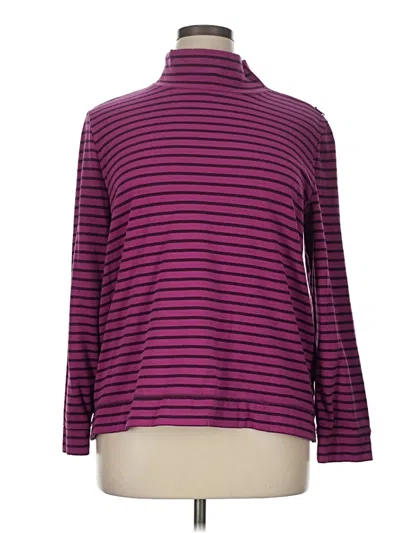 Pre-owned Unbranded Turtleneck Sweater In Purple