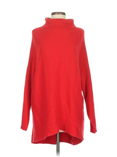 Pre-owned Unbranded Turtleneck Sweater In Red