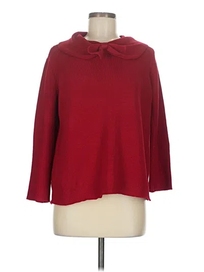 Pre-owned Unbranded Turtleneck Sweater In Red