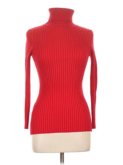 Pre-owned Unbranded Turtleneck Sweater In Red