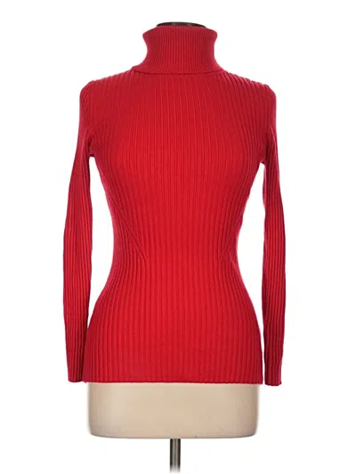 Pre-owned Unbranded Turtleneck Sweater In Red