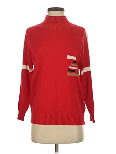 Pre-owned Unbranded Turtleneck Sweater In Red