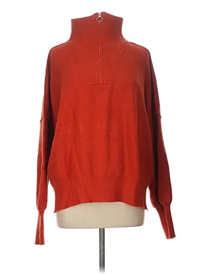 Pre-owned Unbranded Turtleneck Sweater In Red